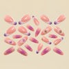 12 Sizes-24 Pcs Press On Nails Y1815