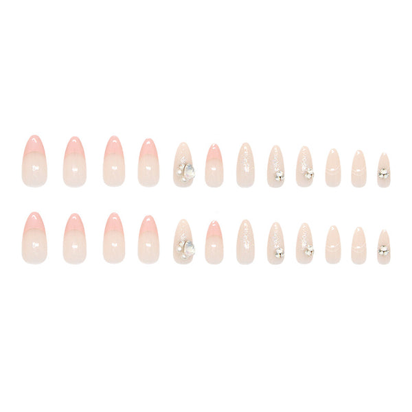 12 Sizes-24 Pcs Press On Nails Z1045