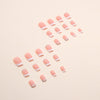 12 Sizes-24 Pcs Press On Nails W304