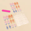 12 Sizes-24 Pcs Press On Nails BZ1493