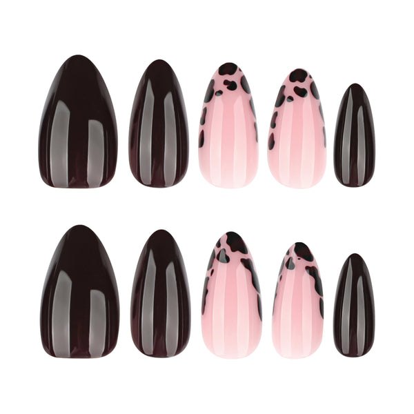 12 Sizes-24 Pcs Press On Nails JP4182