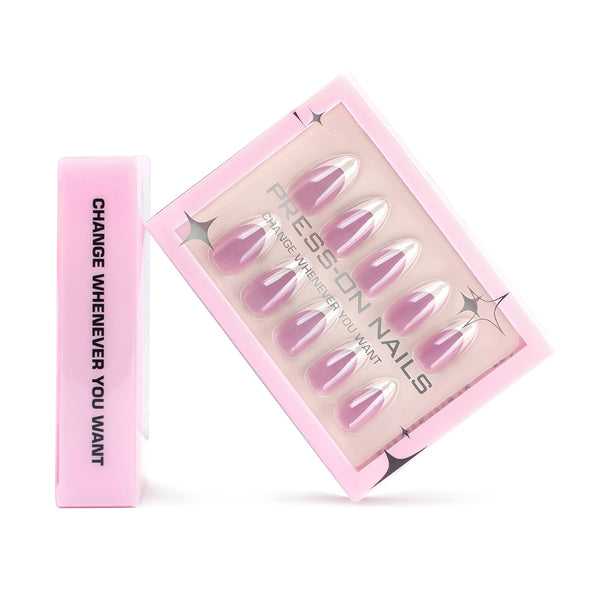 15 Sizes-30 Pcs Press On Nails GD09