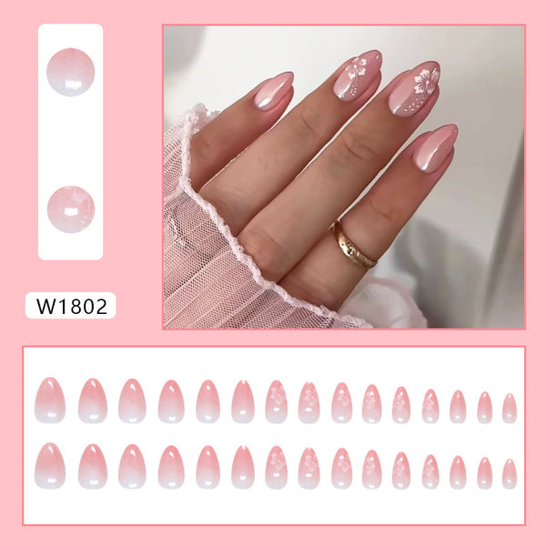 30 Pcs Press On Nails W1802
