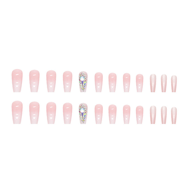12 Sizes-24 Pcs Press On Nails Z623