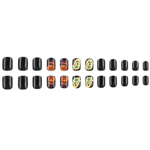 12 Sizes-24 Pcs Press On Nails YS908