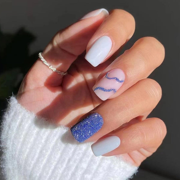 12 Sizes-24 Pcs Press On Nails W484