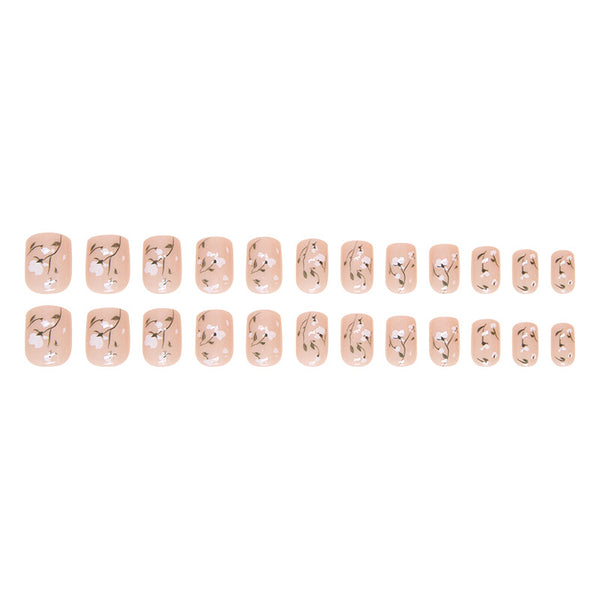 12 Sizes-24 Pcs Press On Nails W1567