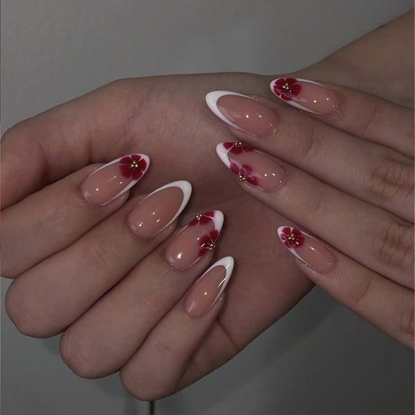 12 Sizes-24 Pcs Press On Nails JP4423