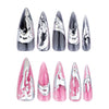 12 Sizes-24 Pcs Press On Nails JP3525