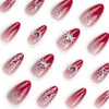 12 Sizes-24 Pcs Press On Nails JP3030