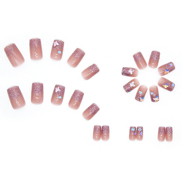 12 Sizes-24 Pcs Press On Nails Z331