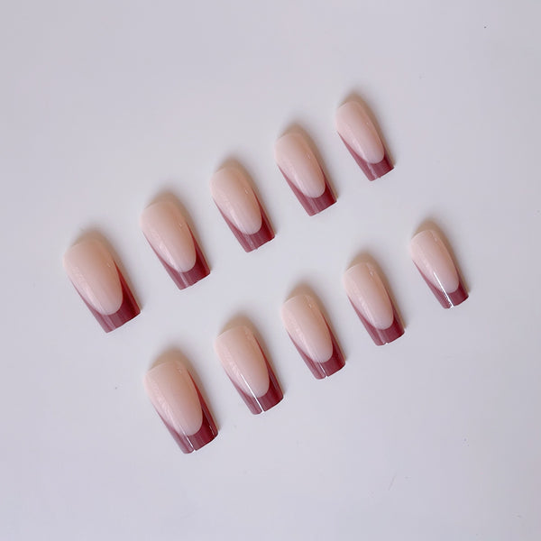 12 Sizes-24 Pcs Press On Nails A327