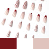 12 Sizes-24 Pcs Press On Nails JP1892