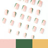 12 Sizes-24 Pcs Press On Nails JP2082