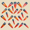 12 Sizes-24 Pcs Press On Nails Y1024