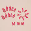 12 Sizes-24 Pcs Press On Nails W1586