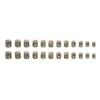 12 Sizes-24 Pcs Press On Nails W1240