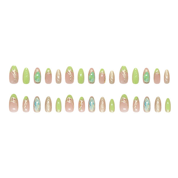 30 Pcs Press On Nails Z1232