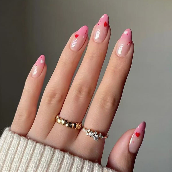 12 Sizes-24 Pcs Press On Nails W2184