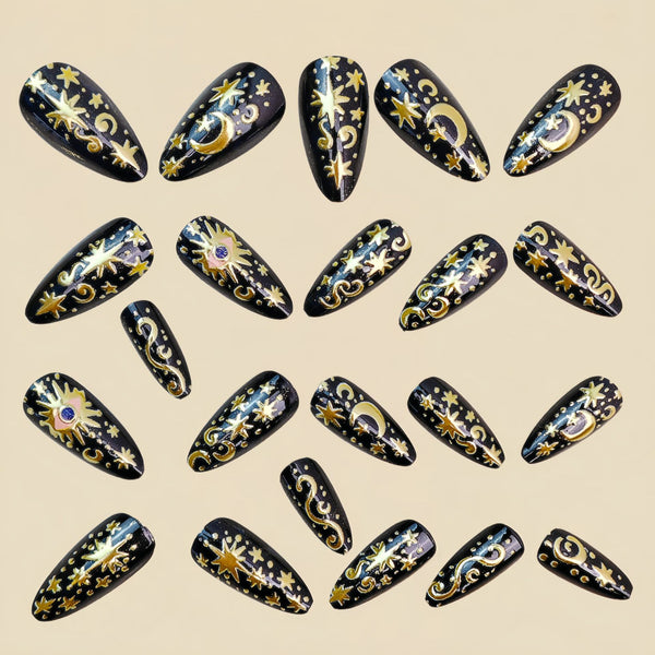 12 Sizes-24 Pcs Press On Nails Y1944