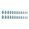 12 Sizes-24 Pcs Press On Nails W1817