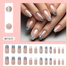 12 Sizes-24 Pcs Press On Nails W1835