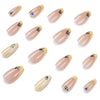 12 Sizes-24 Pcs Press On Nails JP4389