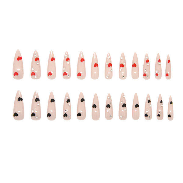 12 Sizes-24 Pcs Press On Nails Z692