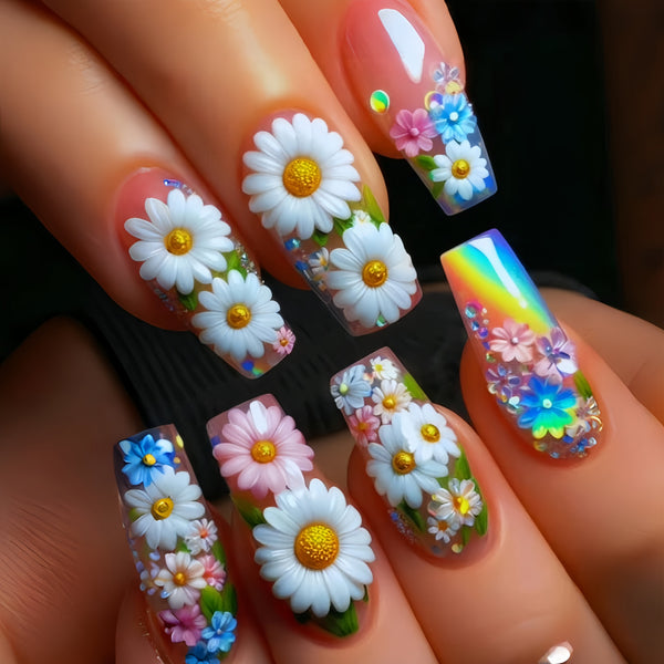 12 Sizes-24 Pcs Press On Nails Y995