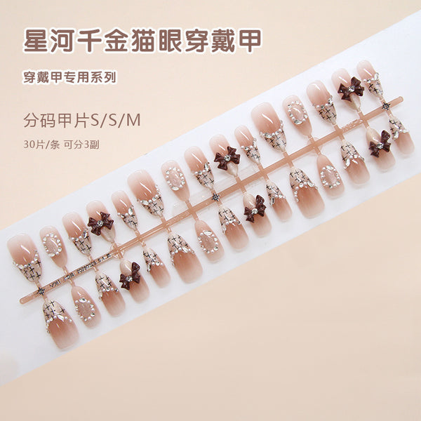 30 Pcs Press On Nails T196
