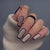 12 Sizes-24 Pcs Press On Nails W333