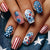 12 Sizes-24 Pcs Press On Nails Y654