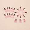 12 Sizes-24 Pcs Press On Nails W1751