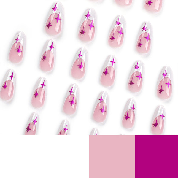 12 Sizes-24 Pcs Press On Nails JP2953