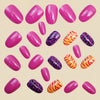 12 Sizes-24 Pcs Press On Nails Y1480