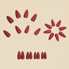 12 Sizes-24 Pcs Press On Nails Y1207
