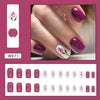 12 Sizes-24 Pcs Press On Nails W871