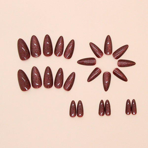 12 Sizes-24 Pcs Press On Nails W1792