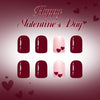 12 Sizes-24 Pcs Press On Nails C1467