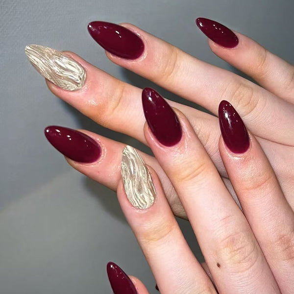 30 Pcs Press On Nails W2111