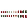 12 Sizes-24 Pcs Press On Nails C054
