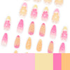 12 Sizes-24 Pcs Press On Nails JP3649