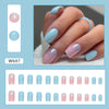 12 Sizes-24 Pcs Press On Nails W687