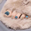 12 Sizes-24 Pcs Press On Nails F145