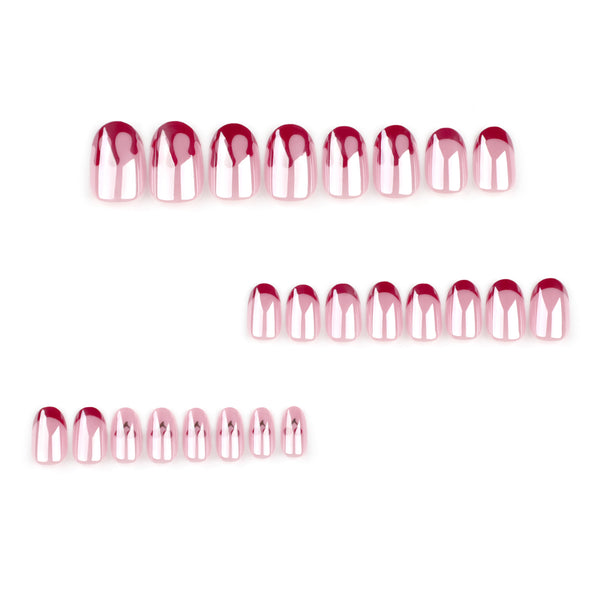 12 Sizes-24 Pcs Press On Nails JP3316