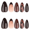 12 Sizes-24 Pcs Press On Nails JP4094