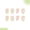 12 Sizes-24 Pcs Press On Nails C1857