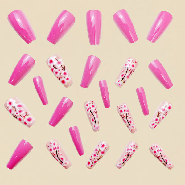 12 Sizes-24 Pcs Press On Nails Y587