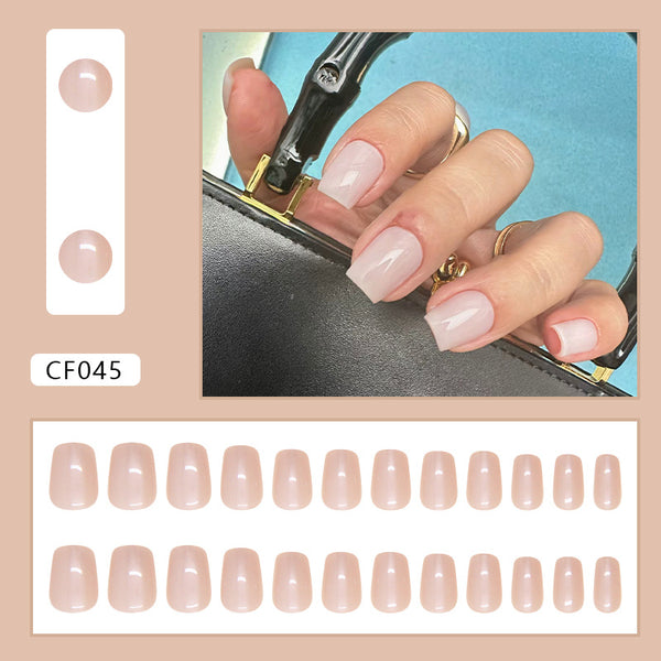 12 Sizes-24 Pcs Press On Nails CF045