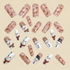 12 Sizes-24 Pcs Press On Nails Y1191